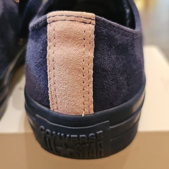 Converse Navy Suede Sneakers Size 7 - Picture 6 of 11